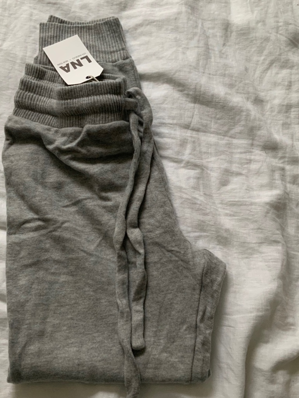 LNA NWT Brushed Joggers Sweatpants Heather Grey Size S